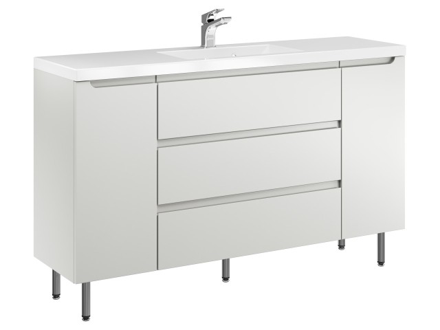 Szafka Stojąca Z Umywalką ETH 140 cm KD - Kaszmir Mat