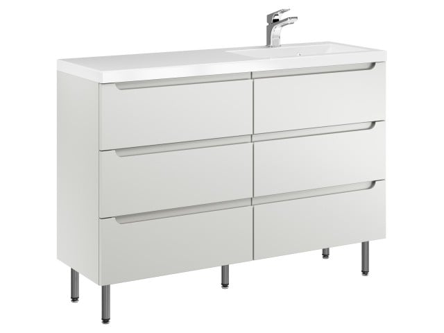 Szafka Stojąca Z Umywalką ETH 120 cm S Prawa - Kaszmir Mat