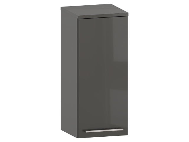 Słupek Łazienkowy RON 30 cm DW Prawy - Titan Wysoki Połysk - Uchwyty Chromowane