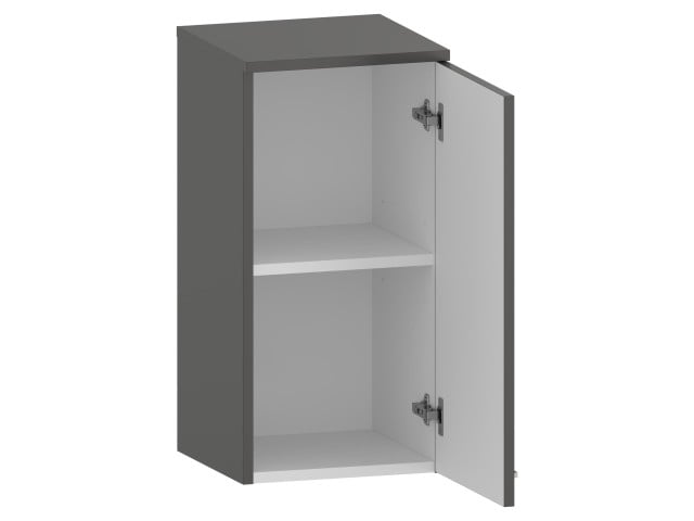 Słupek Łazienkowy RON 35 cm DW Prawy - Titan Mat - Uchwyty Chromowane