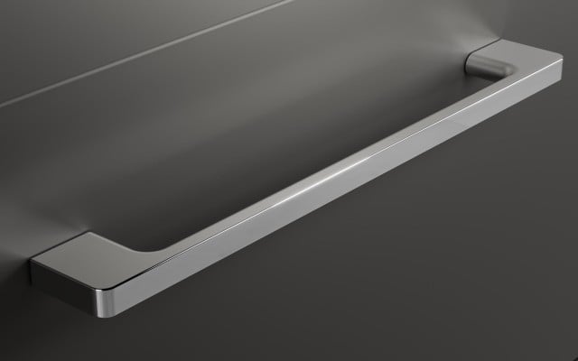 Słupek Łazienkowy RON 35 cm DW Prawy - Titan Mat - Uchwyty Chromowane