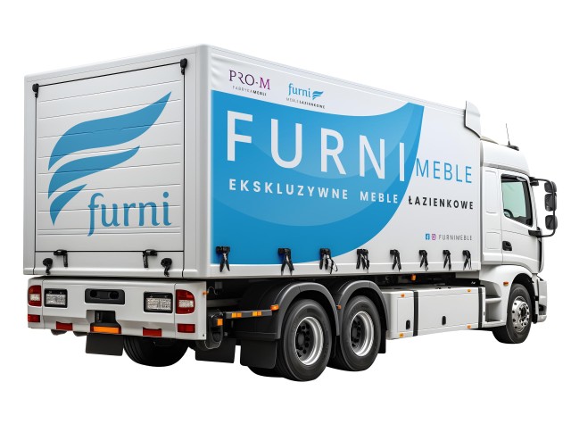 Słupek Łazienkowy RON 35 cm DW Prawy - Szary Mat - Uchwyty Białe Matowe