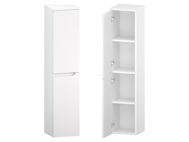 Słupek Łazienkowy ETH 30 cm 2D Lewy - Biały Mat