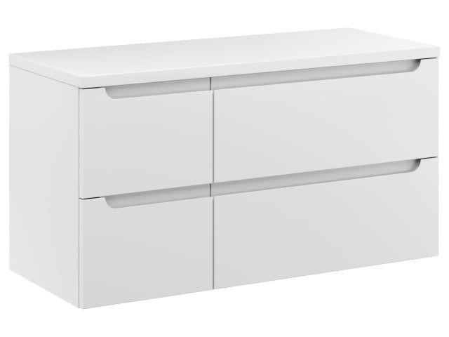 Szafka Wisząca Z Blatem ETH 90 cm S Prawa - Biały Mat Szafka Wisząca Z Blatem ETH 90 cm S Prawa - Biały Mat