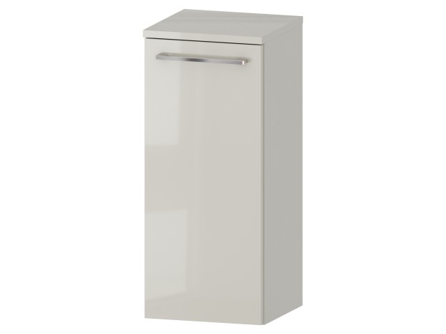 Słupek Łazienkowy RON 30 cm DD Lewy - Kaszmir Wysoki Połysk - Uchwyty Chromowane