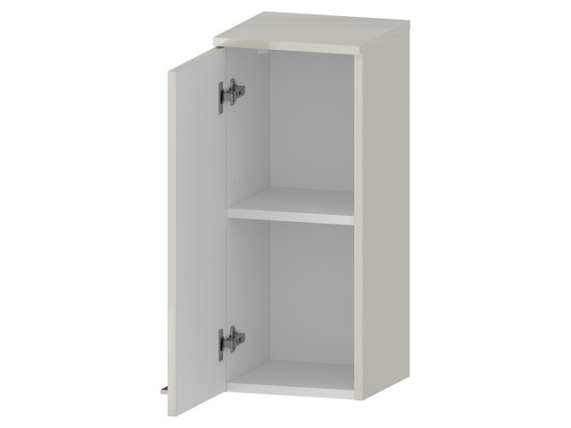 Słupek Łazienkowy RON 30 cm DW Lewy - Kaszmir Wysoki Połysk - Uchwyty Chromowane