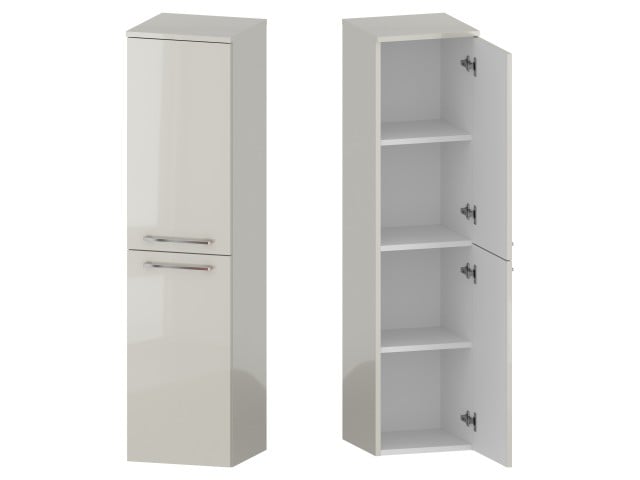 Słupek Łazienkowy RON 35 cm 2D Prawy - Kaszmir Wysoki Połysk - Uchwyty Chromowane Słupek Łazienkowy RON 35 cm 2D Prawy - Kaszmir Wysoki Połysk - Uchwyty Chromowane