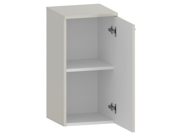 Słupek Łazienkowy RON 35 cm DD Prawy - Kaszmir Mat - Uchwyty Białe Matowe