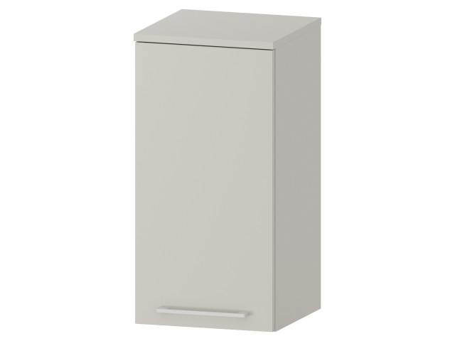 Słupek Łazienkowy RON 35 cm DW Lewy - Kaszmir Mat - Uchwyty Białe Matowe