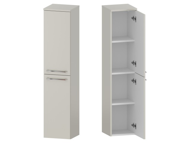 Słupek Łazienkowy RON 30 cm 2D Prawy - Kaszmir Mat - Uchwyty Chromowane Słupek Łazienkowy RON 30 cm 2D Prawy - Kaszmir Mat - Uchwyty Chromowane