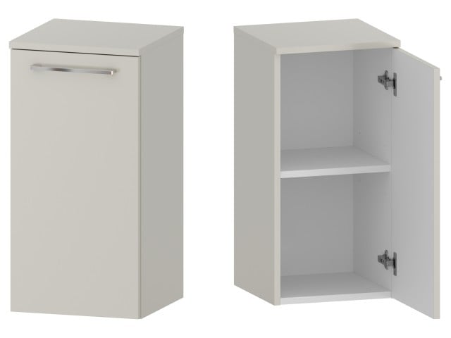 Słupek Łazienkowy RON 35 cm DD Prawy - Kaszmir Mat - Uchwyty Chromowane Słupek Łazienkowy RON 35 cm DD Prawy - Kaszmir Mat - Uchwyty Chromowane