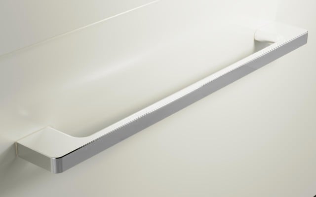 Słupek Łazienkowy RON 35 cm 2D Prawy - Kaszmir Mat - Uchwyty Chromowane