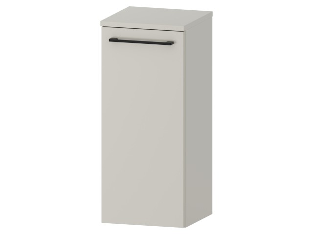 Słupek Łazienkowy RON 30 cm DD Lewy - Kaszmir Mat - Uchwyty Czarne Matowe