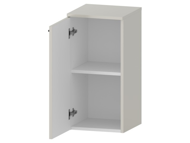 Słupek Łazienkowy RON 35 cm DD Lewy - Kaszmir Mat - Uchwyty Czarne Matowe