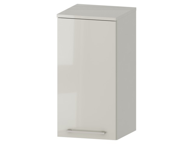 Słupek Łazienkowy RON 35 cm DW Lewy - Kaszmir Wysoki Połysk - Uchwyty Chromowane